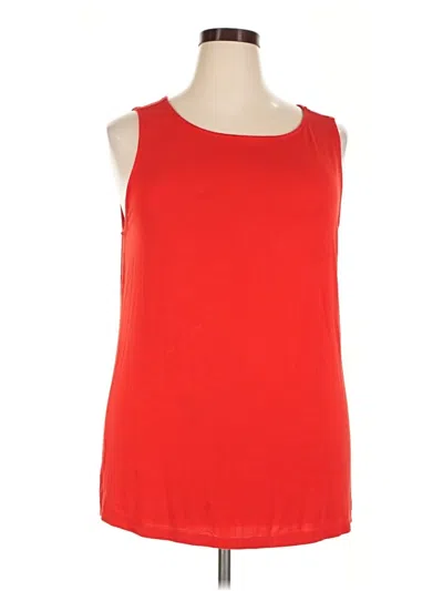 Pre-owned Torrid Sleeveless T-shirt In Red