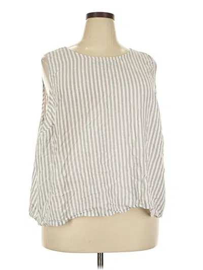 Pre-owned Torrid Sleeveless T-shirt In Silver