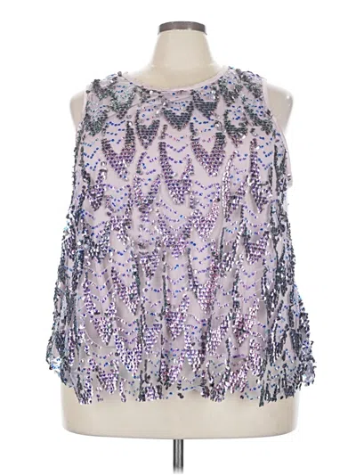 Pre-owned Torrid Sleeveless T-shirt In Silver