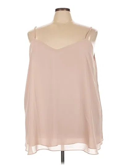 Pre-owned Torrid Sleeveless T-shirt In Tan