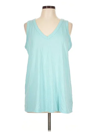 Pre-owned Torrid Sleeveless T-shirt In Teal