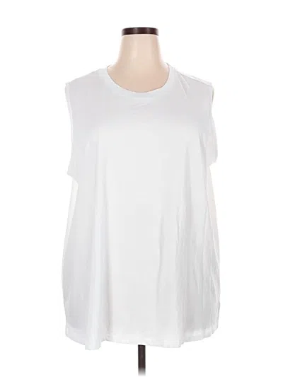 Pre-owned Torrid Sleeveless T-shirt In White