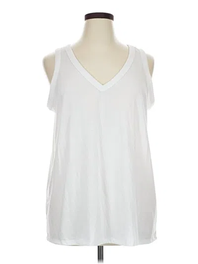 Pre-owned Torrid Sleeveless T-shirt In White