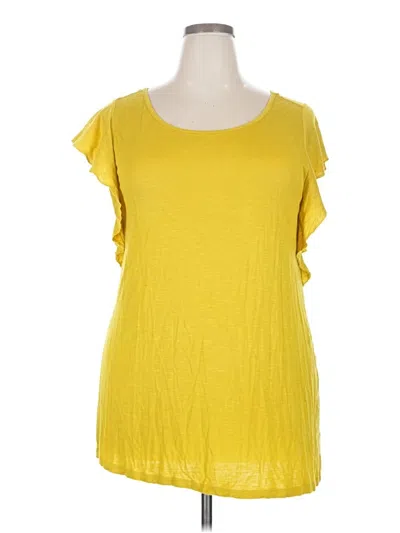Pre-owned Torrid Sleeveless T-shirt In Yellow
