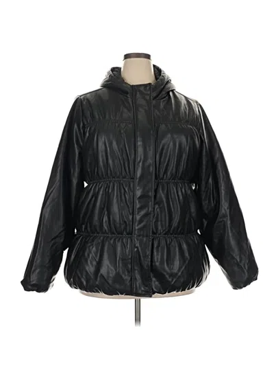 Pre-owned Torrid Snow Jacket In Black