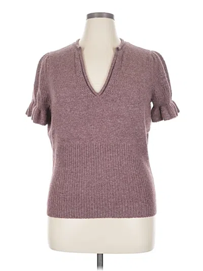 Pre-owned Torrid Sweater Vest In Burgundy