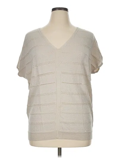 Pre-owned Torrid Sweater Vest In Ivory