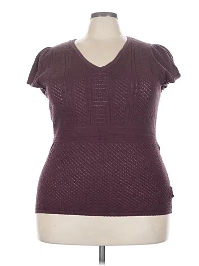 Pre-owned Torrid Sweater Vest In Purple