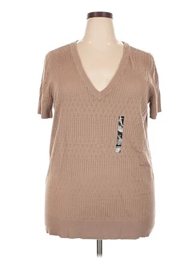 Pre-owned Torrid Sweater Vest In Tan