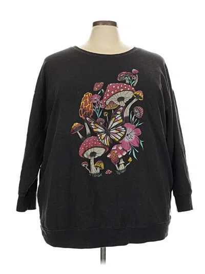 Pre-owned Torrid Sweatshirt In Black