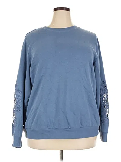 Pre-owned Torrid Sweatshirt In Blue