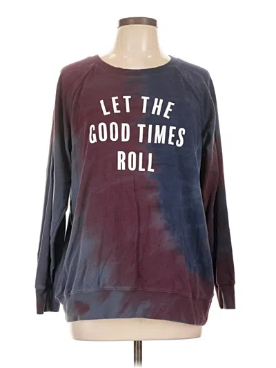 Pre-owned Torrid Sweatshirt In Burgundy