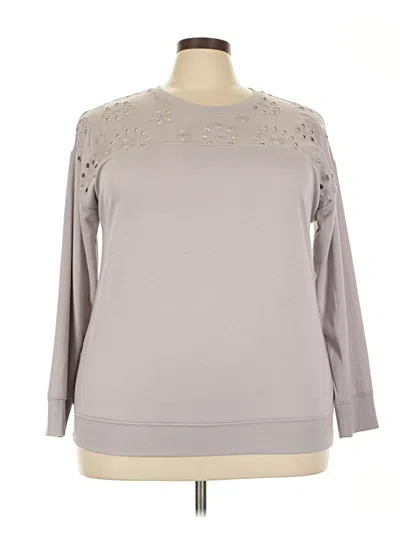 Pre-owned Torrid Sweatshirt In Gray