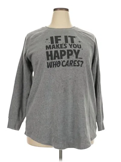 Pre-owned Torrid Sweatshirt In Gray