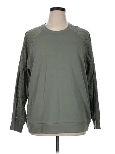 Pre-owned Torrid Sweatshirt In Green
