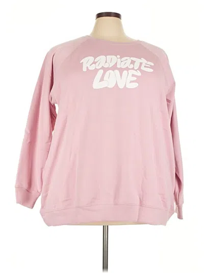 Pre-owned Torrid Sweatshirt In Pink