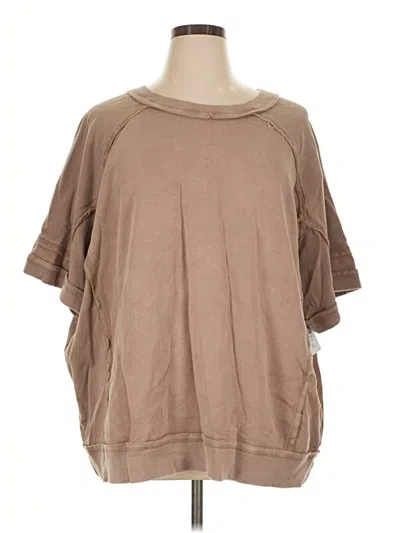 Pre-owned Torrid Sweatshirt In Tan