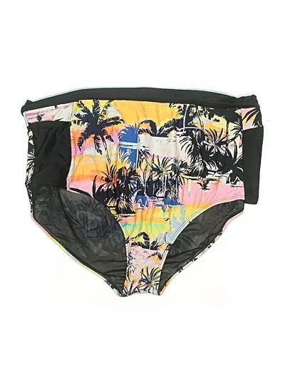 Pre-owned Torrid Swimsuit Bottoms In Black