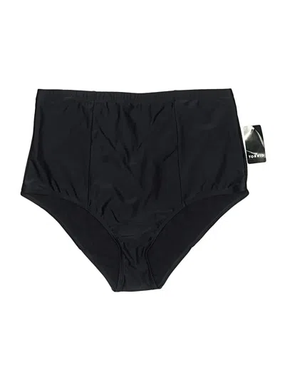 Pre-owned Torrid Swimsuit Bottoms In Black
