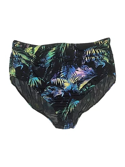 Pre-owned Torrid Swimsuit Bottoms In Black