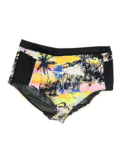 Pre-owned Torrid Swimsuit Bottoms In Black