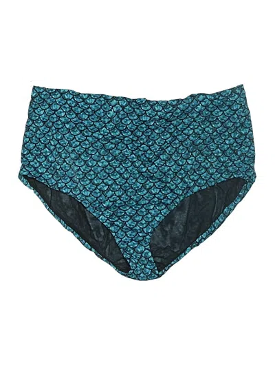 Pre-owned Torrid Swimsuit Bottoms In Blue