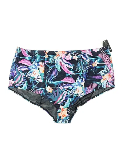 Pre-owned Torrid Swimsuit Bottoms In Blue