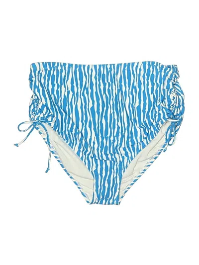 Pre-owned Torrid Swimsuit Bottoms In Blue