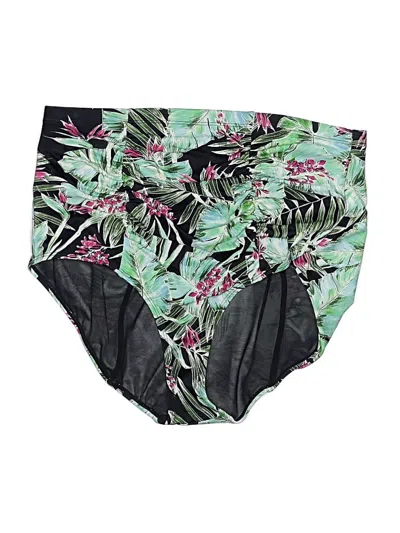 Pre-owned Torrid Swimsuit Bottoms In Green