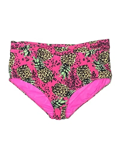 Pre-owned Torrid Swimsuit Bottoms In Pink
