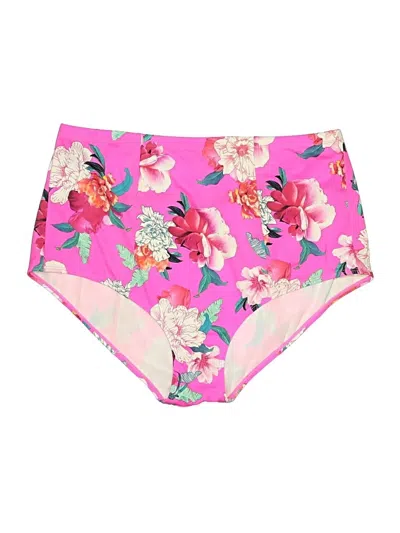 Pre-owned Torrid Swimsuit Bottoms In Pink