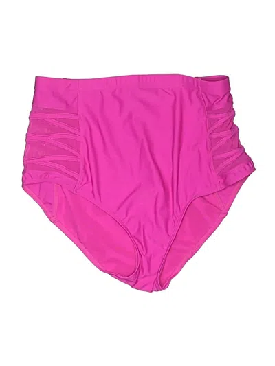 Pre-owned Torrid Swimsuit Bottoms In Pink