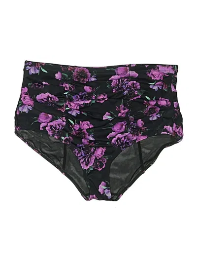 Pre-owned Torrid Swimsuit Bottoms In Purple
