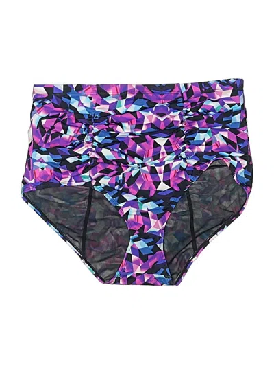Pre-owned Torrid Swimsuit Bottoms In Purple