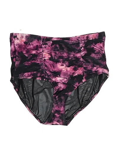Pre-owned Torrid Swimsuit Bottoms In Purple