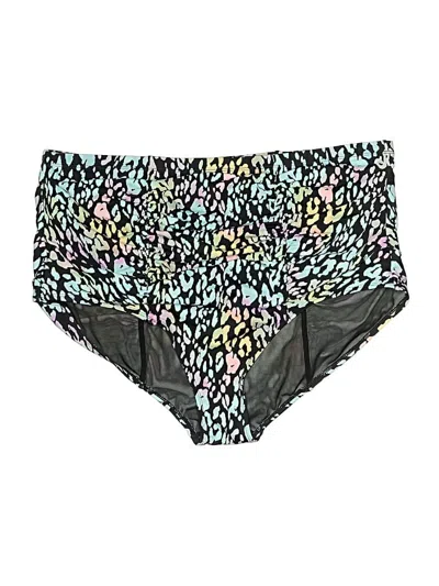 Pre-owned Torrid Swimsuit Bottoms In Teal