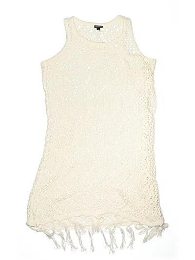 Pre-owned Torrid Swimsuit Cover Up In Ivory