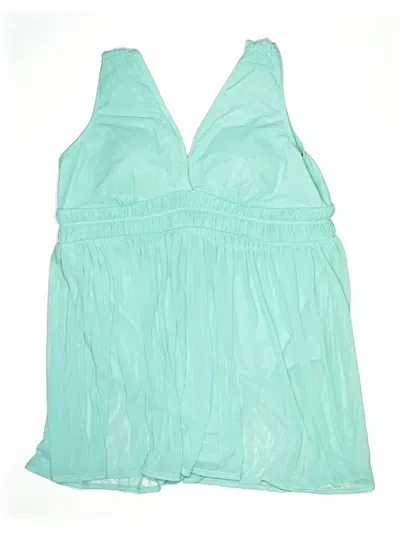 Pre-owned Torrid Swimsuit Cover Up In Teal
