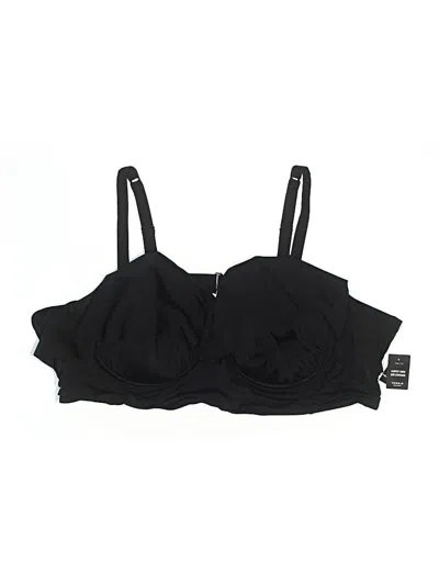 Pre-owned Torrid Swimsuit Top Black Swimwear