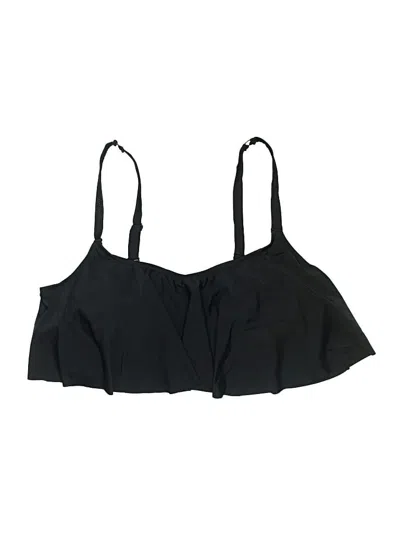 Pre-owned Torrid Swimsuit Top Black Swimwear