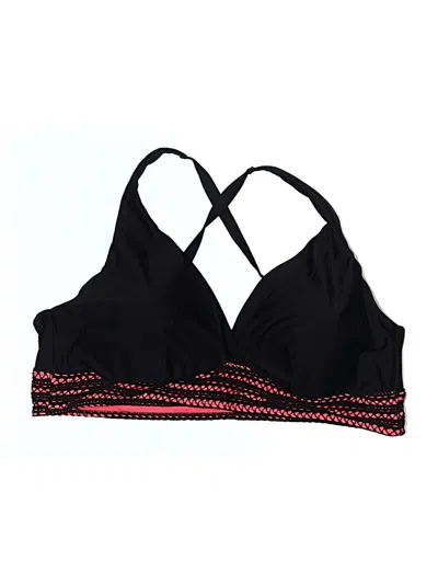 Pre-owned Torrid Swimsuit Top Black Swimwear