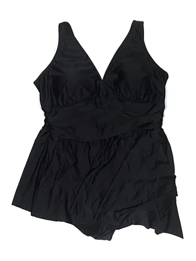 Pre-owned Torrid Swimsuit Top Black Swimwear