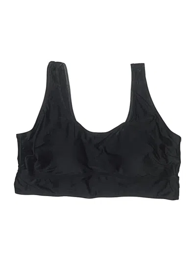 Pre-owned Torrid Swimsuit Top Black Swimwear