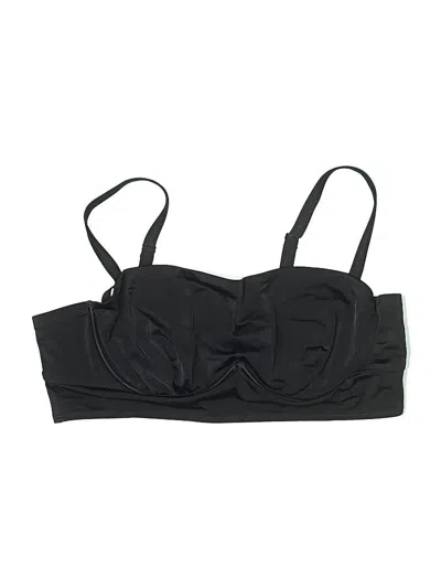 Pre-owned Torrid Swimsuit Top Black Swimwear
