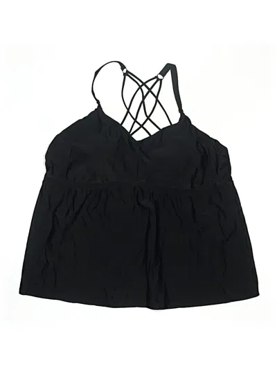 Pre-owned Torrid Swimsuit Top Black Swimwear