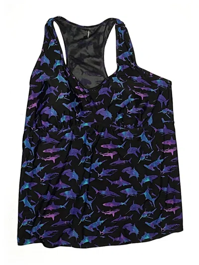 Pre-owned Torrid Swimsuit Top Black Swimwear