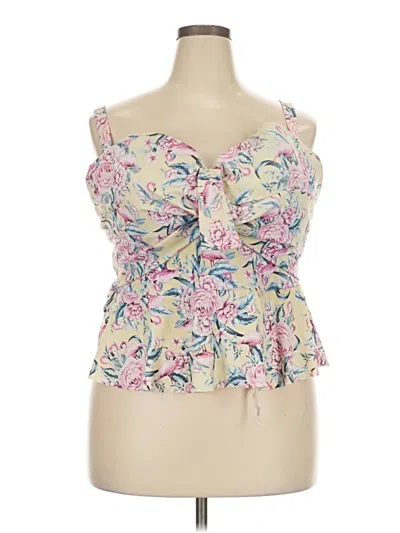 Pre-owned Torrid Swimsuit Top Pink Strapless Neckline Swimwear