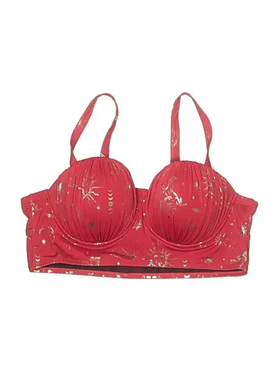 Pre-owned Torrid Swimsuit Top Red Swimwear