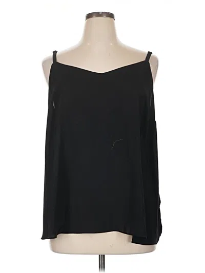 Pre-owned Torrid Tank Top Black Cold Shoulder Neckline Tops