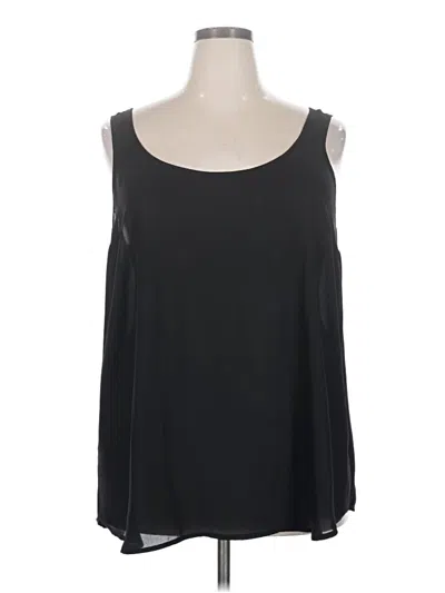 Pre-owned Torrid Tank Top Black Cold Shoulder Neckline Tops